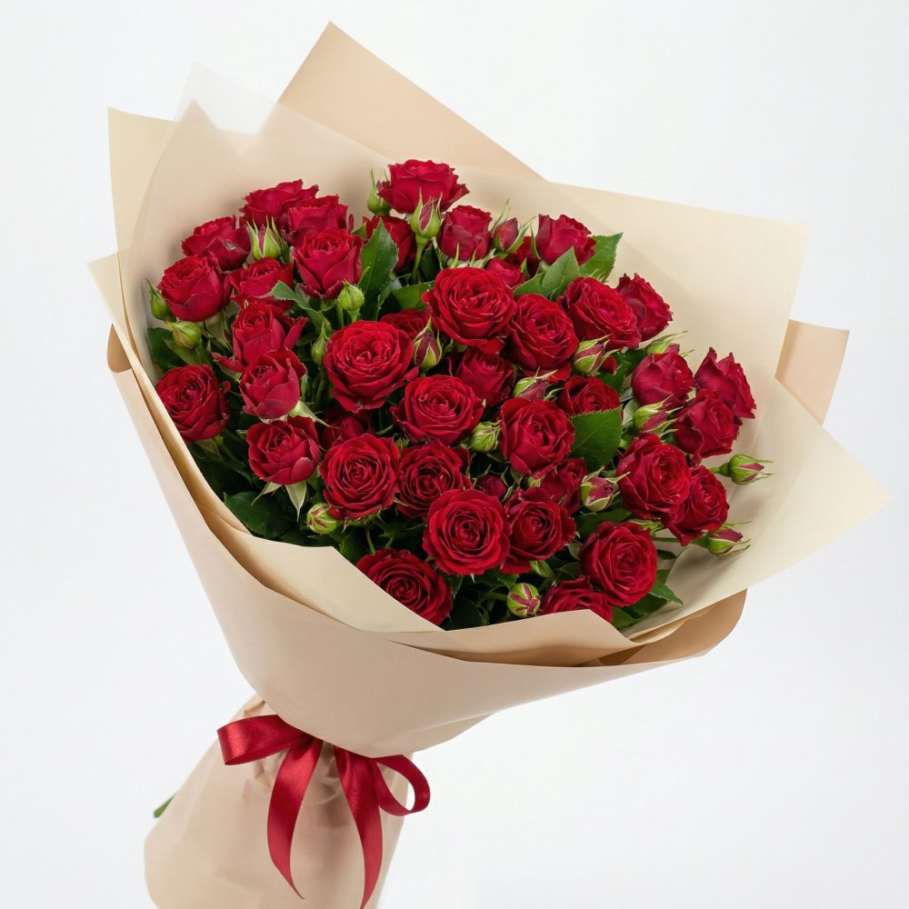 Букет цветов из: Розы